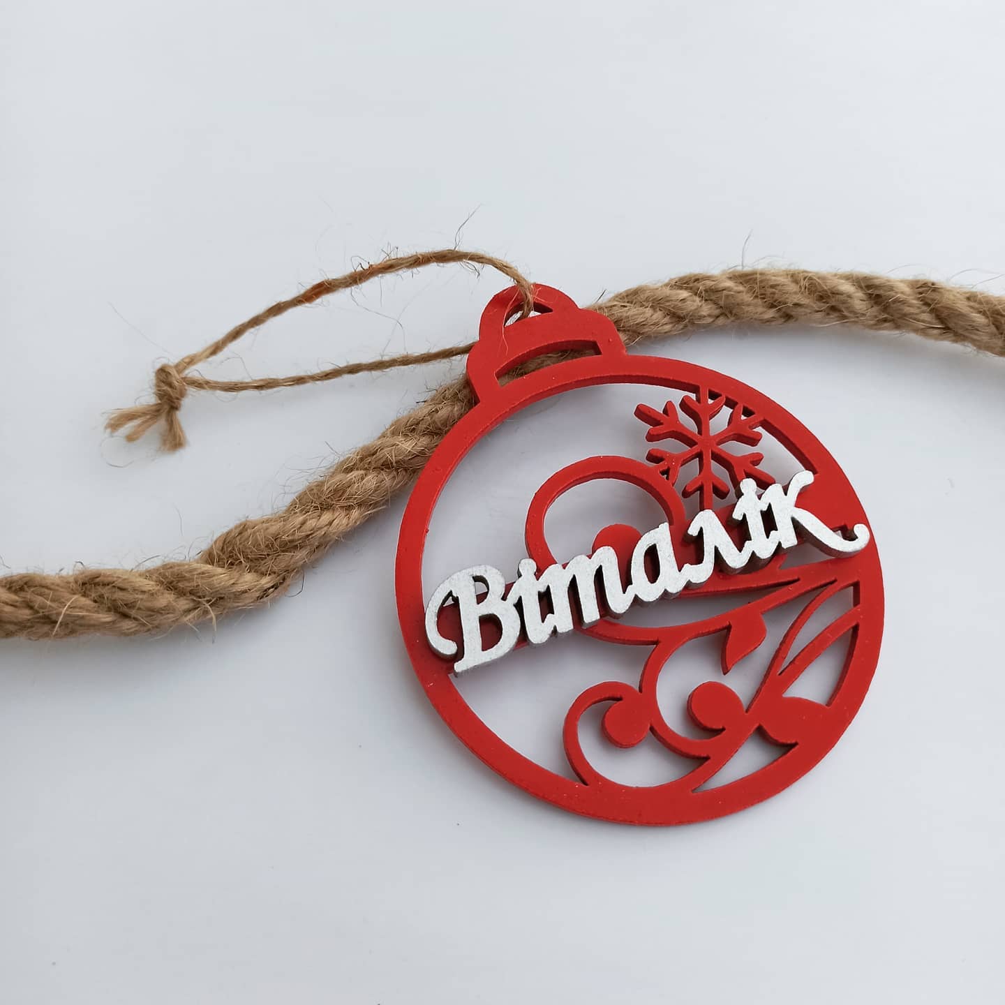 Personalized Christmas Ornaments Name Wooden Decorations Tree Hanging Kindergarten Gift Classmate Preschool Keepsake Teacher Student Decor Style T