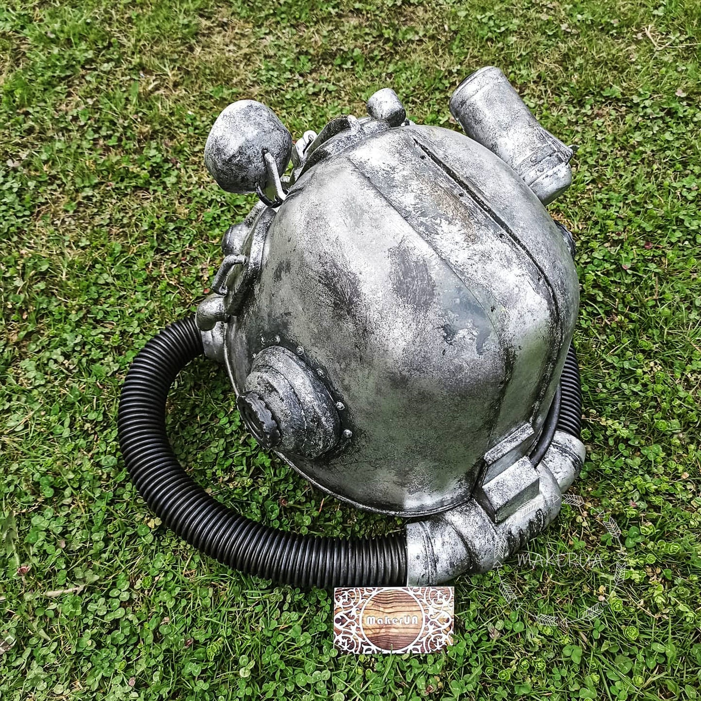 Fan Art Handcrafted Helmet mask cosplay game 3d print replica wearable costume rpg prop decorations wasteland inspired post apocalyptic power armor decor - MakerUA