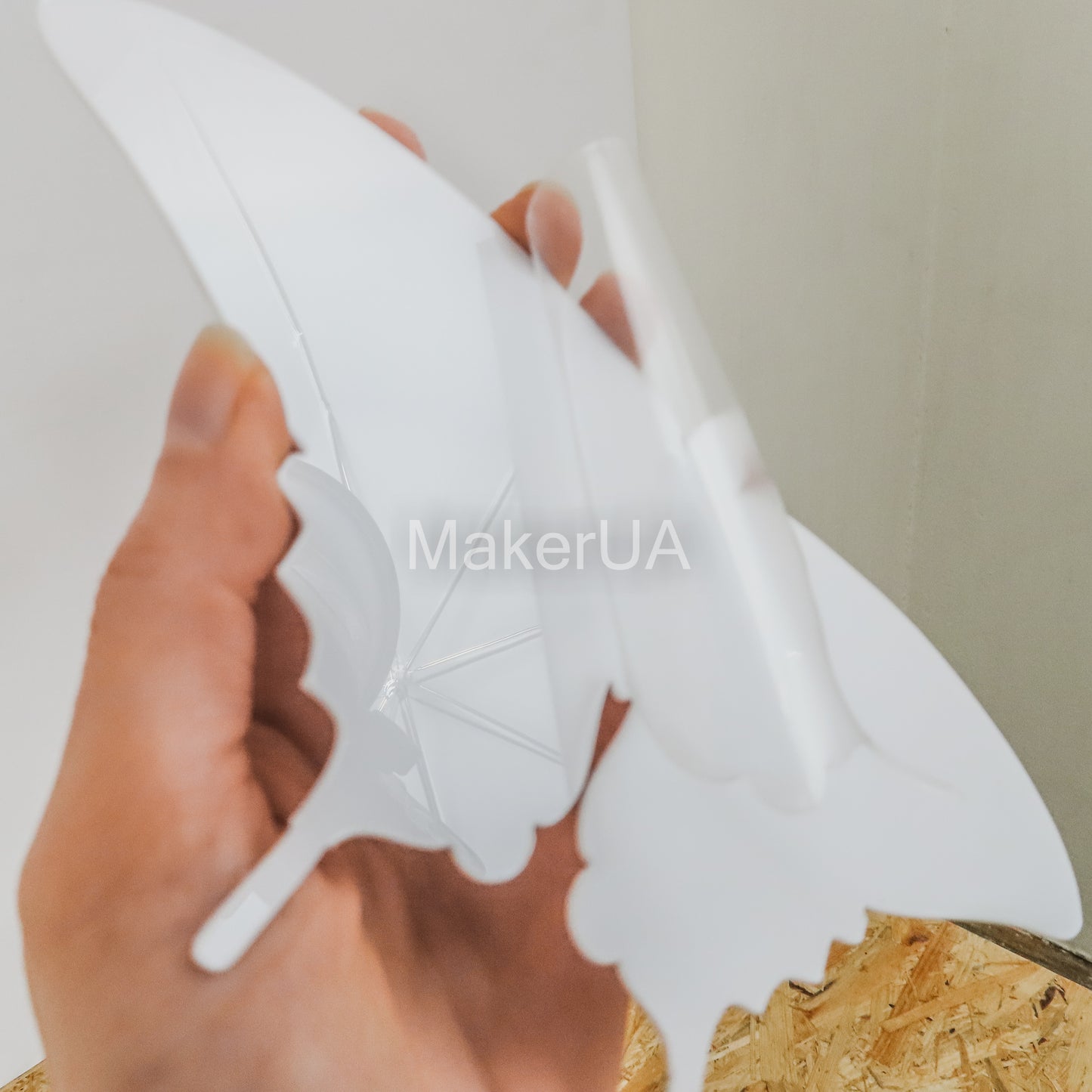 Butterfly for wall backdrop arch white silver gold decorations decor wings - MakerUA