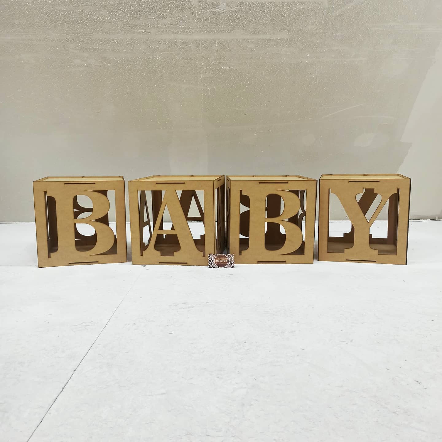 Box baby name love text numbers letters 0-9 A-Z - MakerUA
