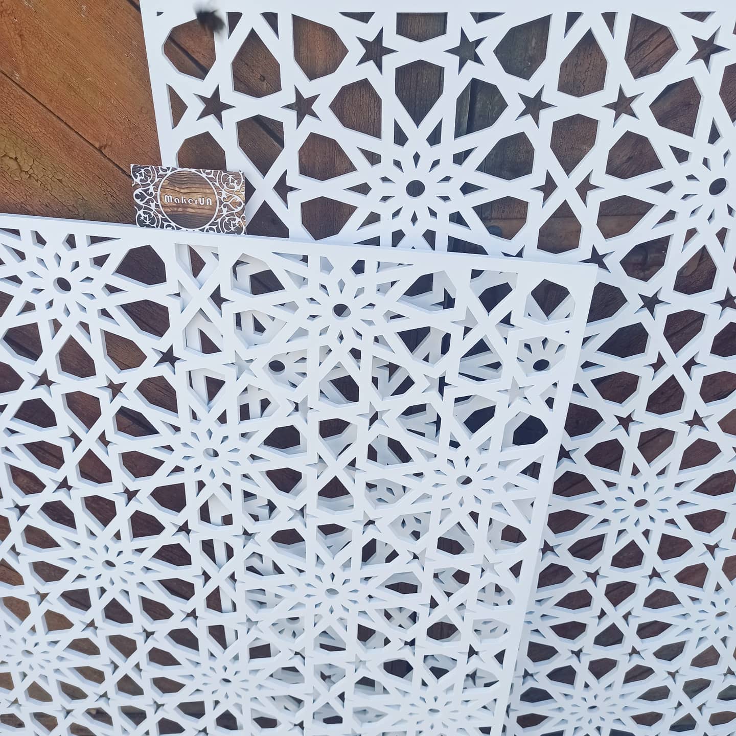 Laser cut panel screen lace privacy wall art home decor - MakerUA