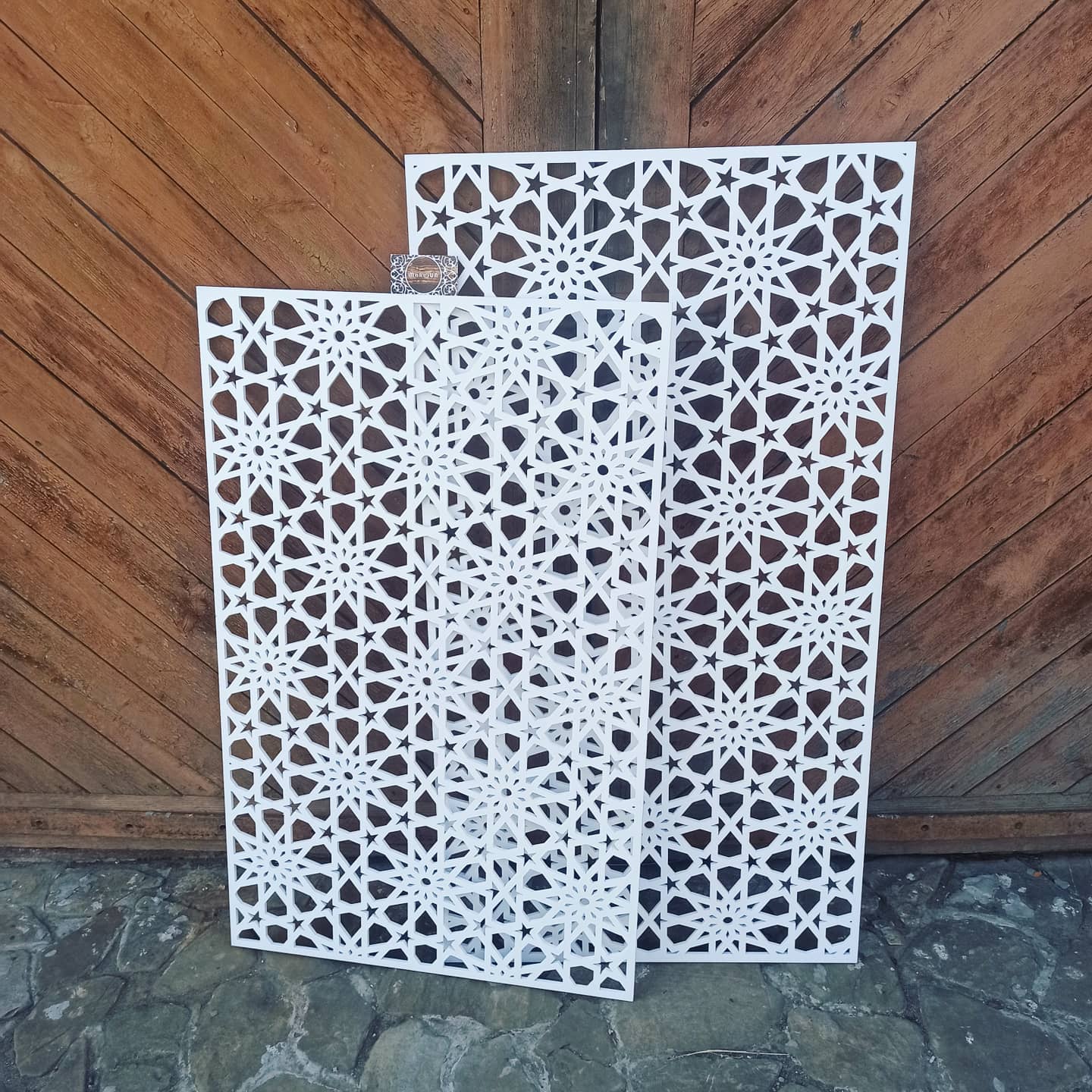 Laser cut panel screen lace privacy wall art home decor - MakerUA