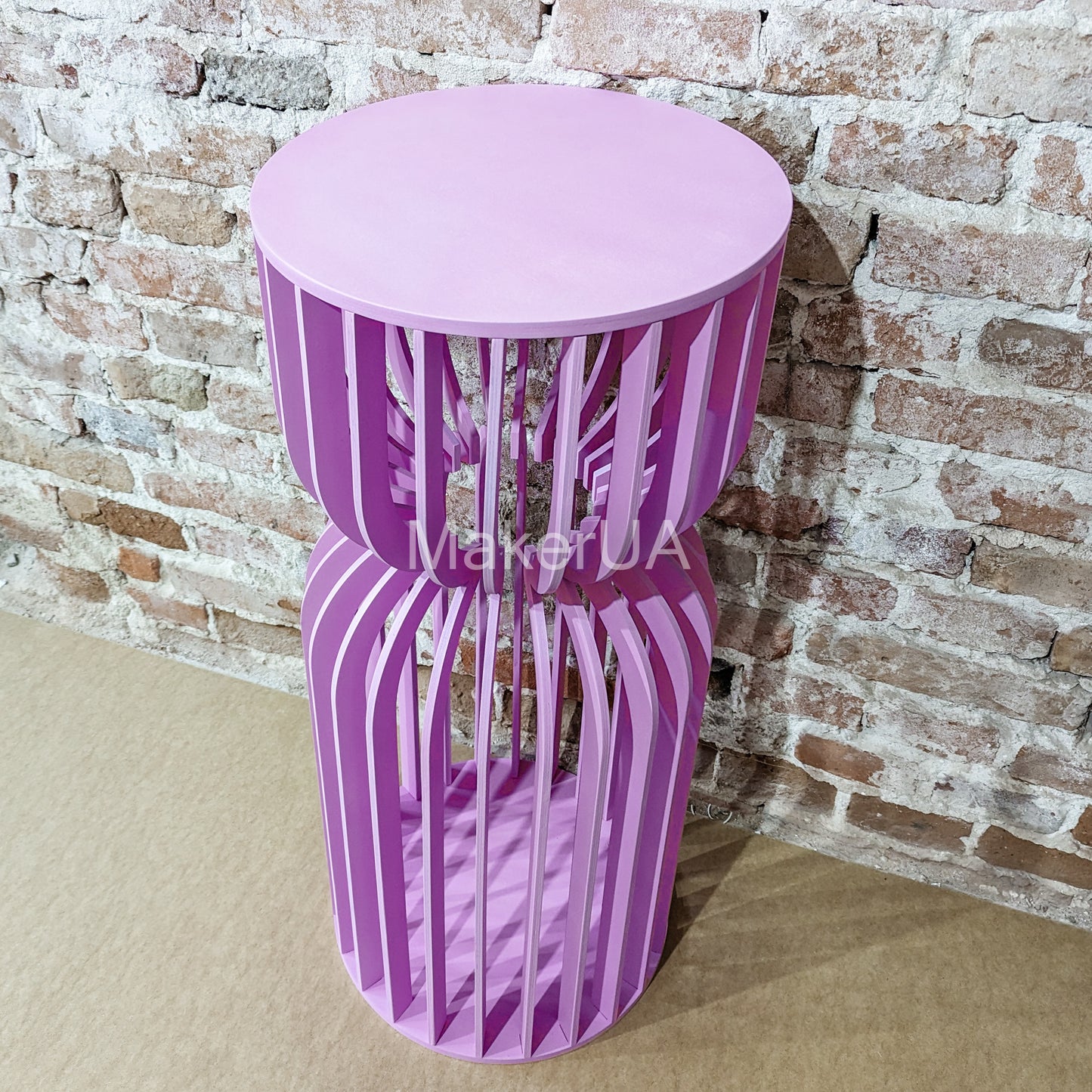 Table decorations accent plywood wooden wood white plant flower sweet cake stand pedestal baby shower birthday wedding event party prop shop photo booth balloon arch victorian 3d style decor - MakerUA