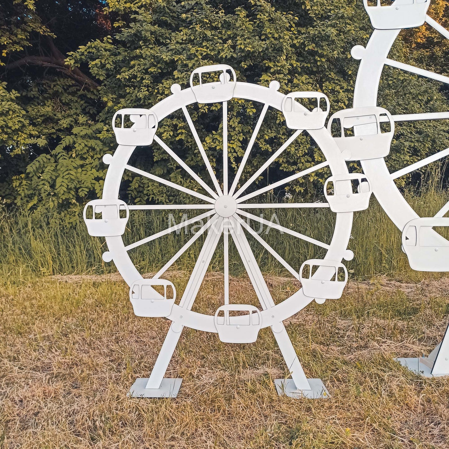 Ferris Wheel decorations carnival circus backdrop big large huge lifesize life size arch baby shower birthday wedding photo booth event party prop decor - MakerUA