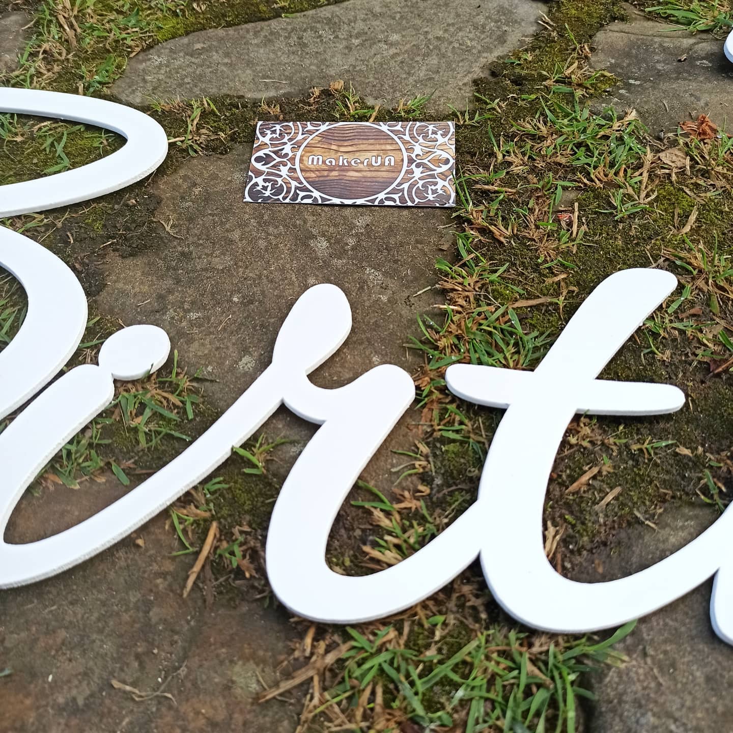 Text Happy Birthday decorations celebration wall hanging sign white gold silver garland banner flag event birthday party supplies props shop style photo booth decor - MakerUA