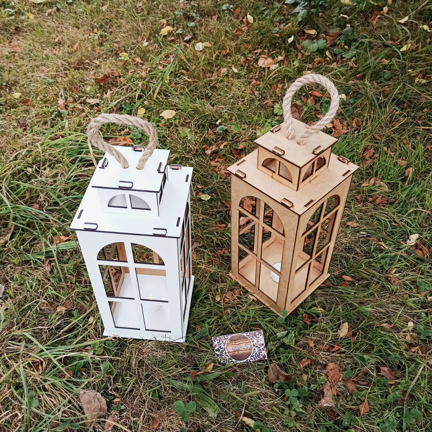 Candle lanterns lamp wooden home decor decorations holder stand table centerpieces - MakerUA