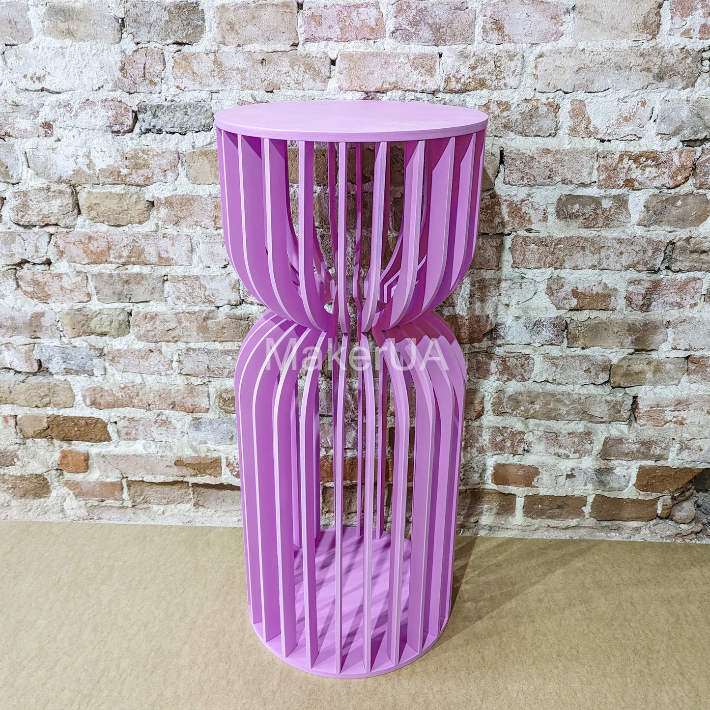Table decorations accent plywood wooden wood white plant flower sweet cake stand pedestal baby shower birthday wedding event party prop shop photo booth balloon arch victorian 3d style decor - MakerUA