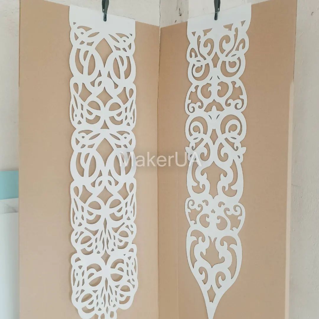 Decorations wedding birthday party cafe restaurant laser cut cutting fabric - MakerUA