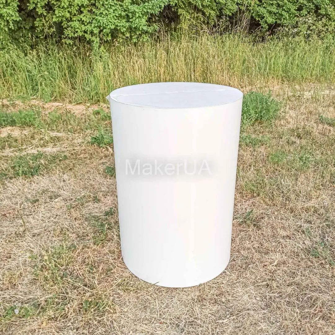 Half plinth stand column cylinder pedestal display pillar white silver gold black round table cake flower wedding birthday party - MakerUA