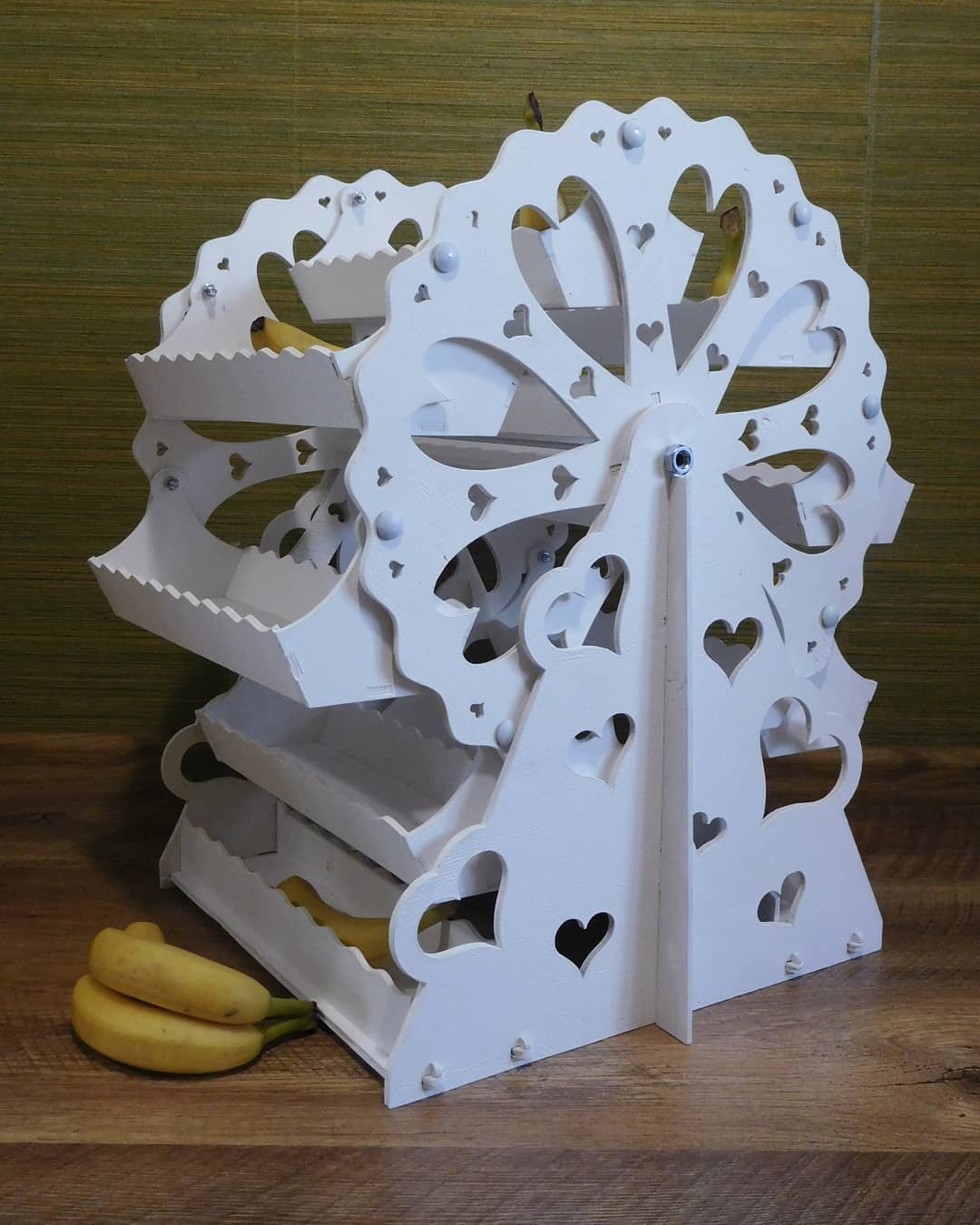Ferris Wheel candy bar sweet stand cake parties birthday wedding table decorations buffet cart party delights cupcake tray white treats decor - MakerUA