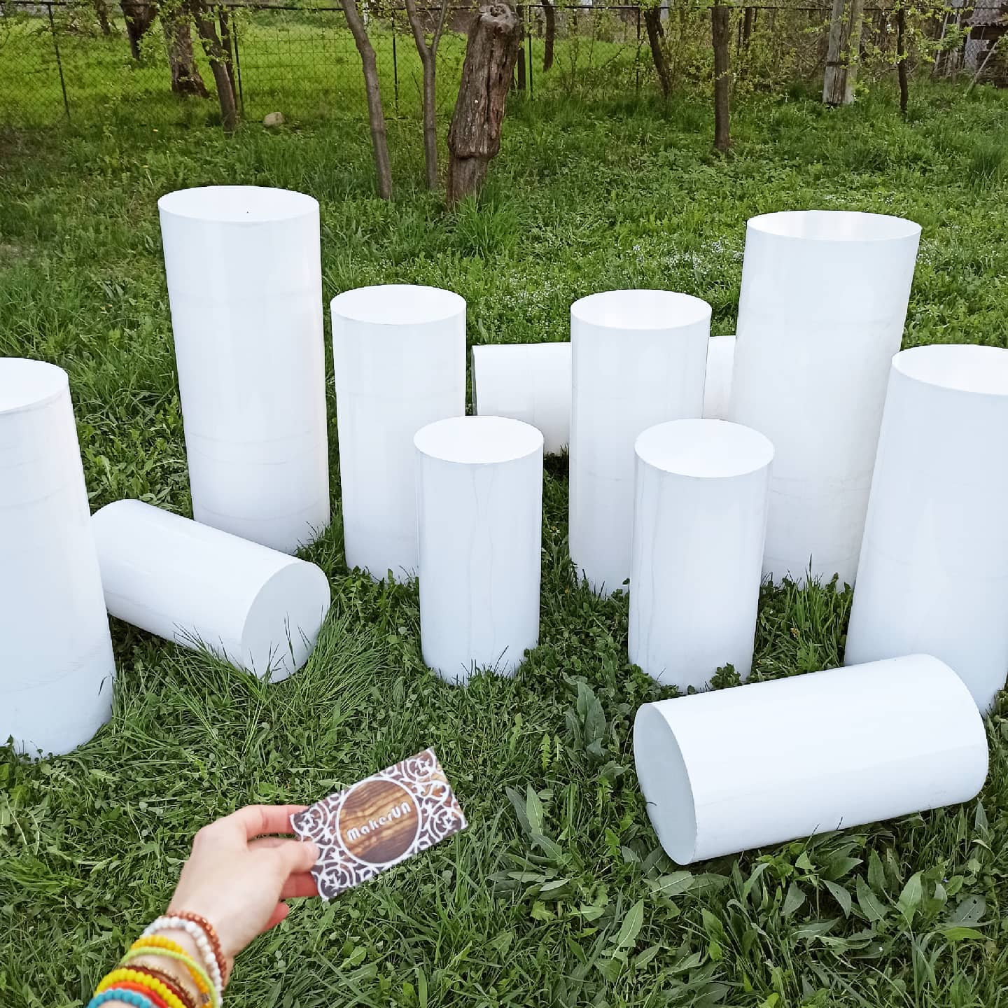 Plinth stand column cylinder pedestal display pillar white black silver gold clear round table cake flower wedding birthday party decor