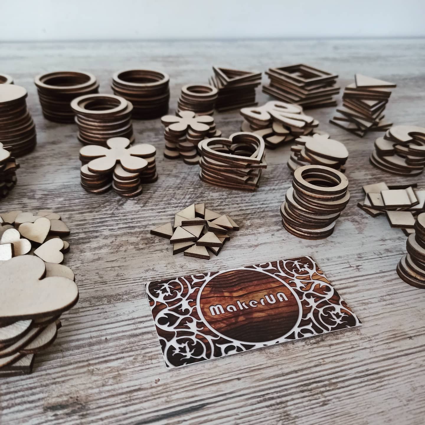 50pcs craft shapes creativity cutout diy unfinished unpainted mini jewelry earrings macrame ornaments needlework shaped eco natural plywood wood wooden embellishment plaques decorations decor - MakerUA