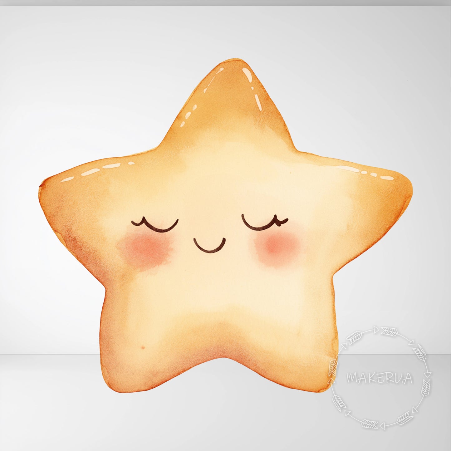 Star Printed Decor for Birthday Wedding Baby Shower Cute Cutouts Home Room Wall Art Party Props Decorations