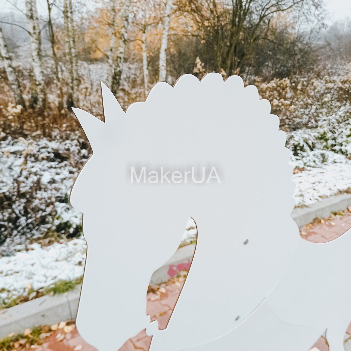 Horse Carriage Decorations birthday wedding baby shower princess girl decor free standing life size unicorn coach event party props photo booth - MakerUA