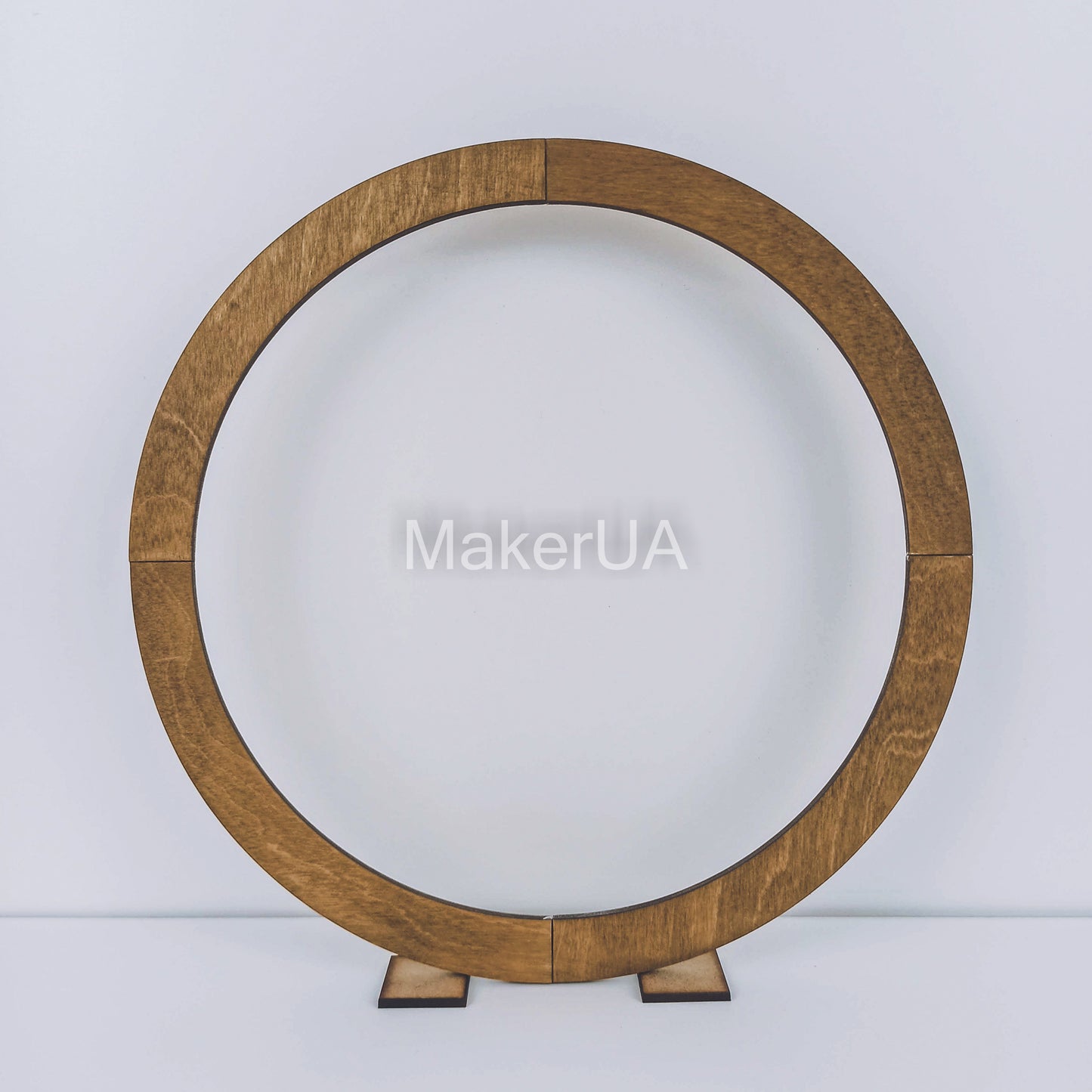 Arch backdrop arbor floral frame balloon stand plywood wooden wood round ring circle flower rustic wedding birthday event party prop shop photo booth decorations decor boho style - MakerUA