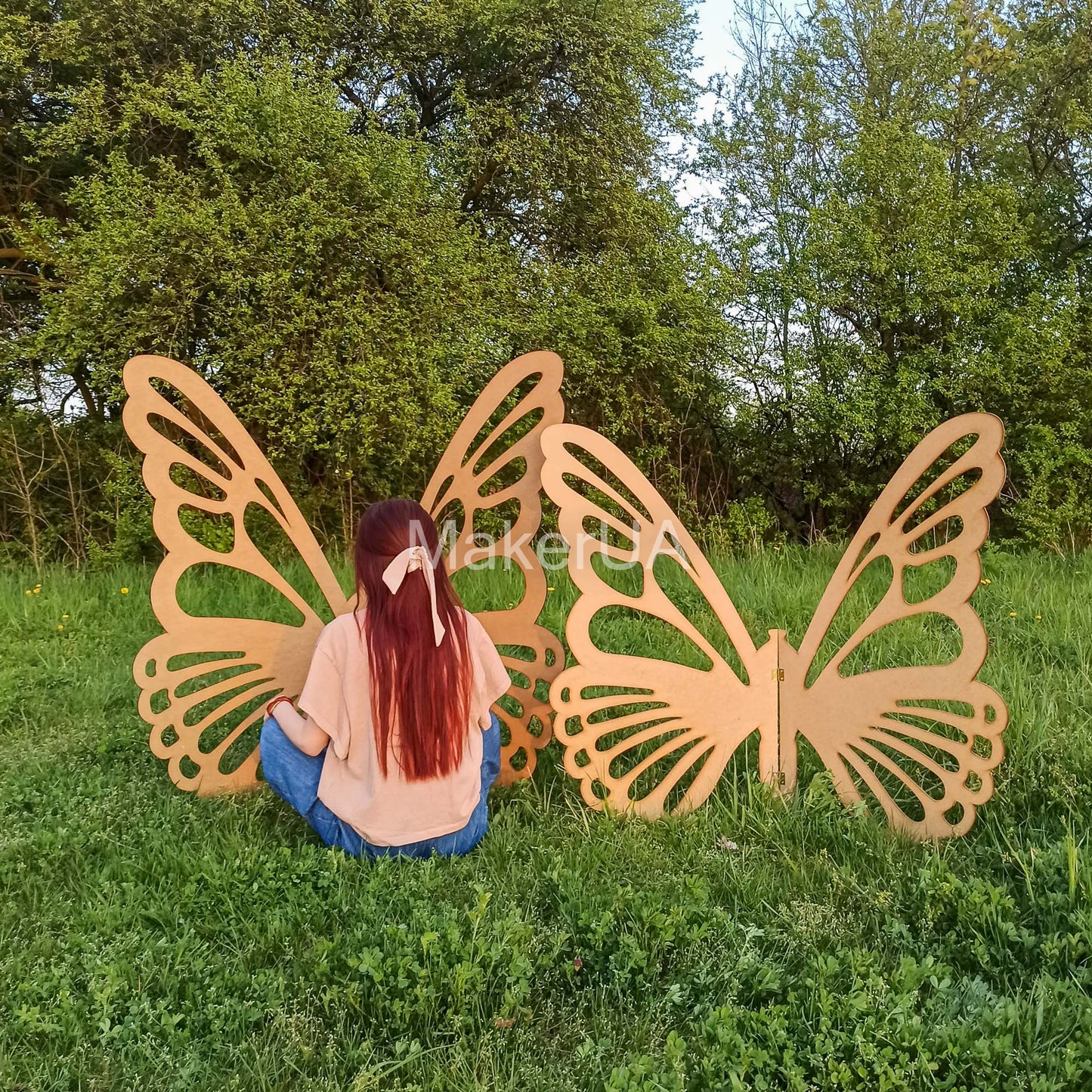 Butterfly Wings free standing centerpiece decoration backdrop photo booth party prop event birthday wedding decor 02 - MakerUA