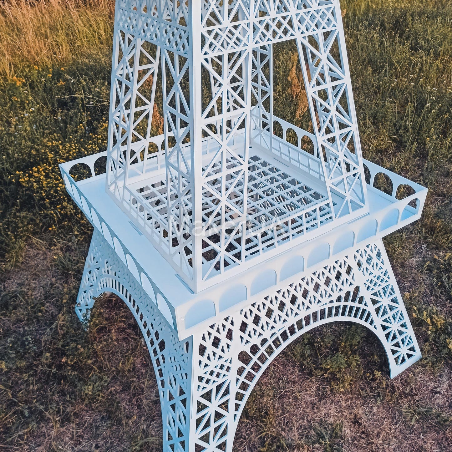 Eiffel Tower Paris 3d centerpiece decoration photo booth party prop event birthday wedding decor - MakerUA