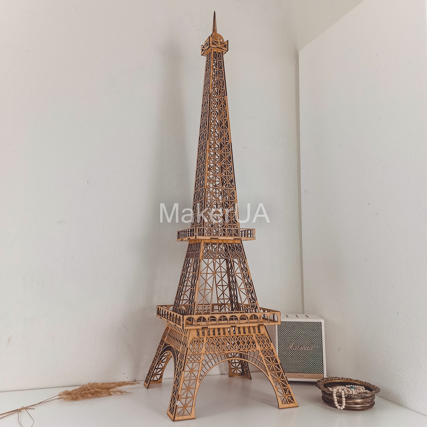 Eiffel Tower Paris 3d centerpiece decoration photo booth party prop event birthday wedding decor - MakerUA