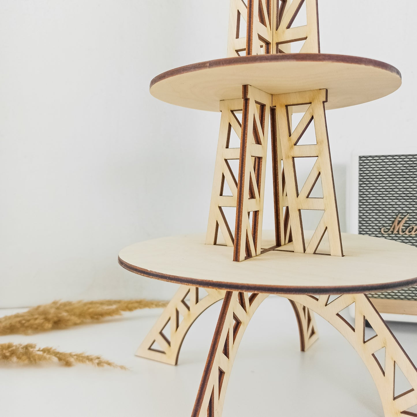 Eiffel Tower Stand flower display table buffet floral cake dessert cupcake sweet candy cart bar donut party props birthday wedding decor - MakerUA
