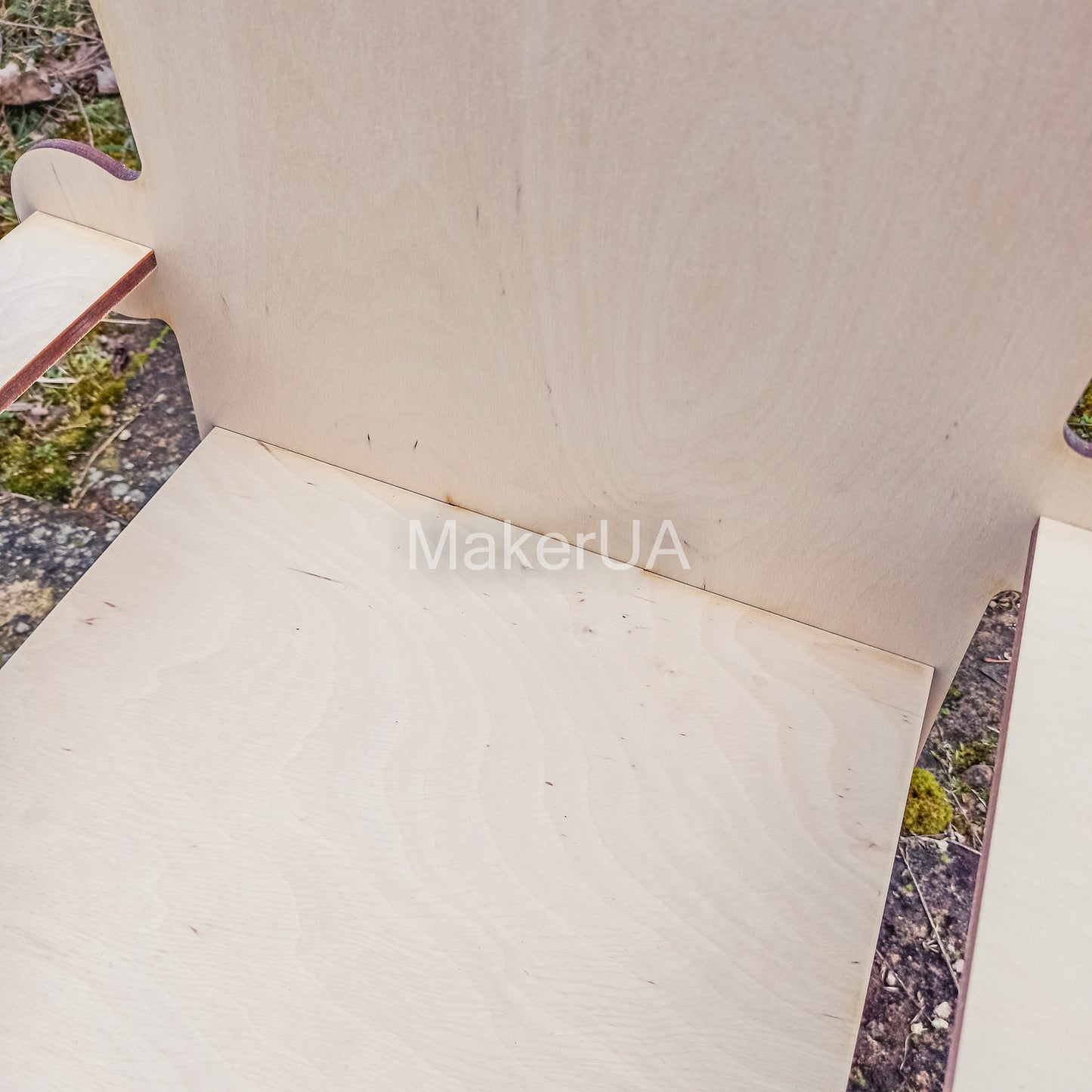 Wooden Throne Chair 01 birthday party decoration girl boy baby shower wood event party prop shop photo booth white pink blue balloon - MakerUA