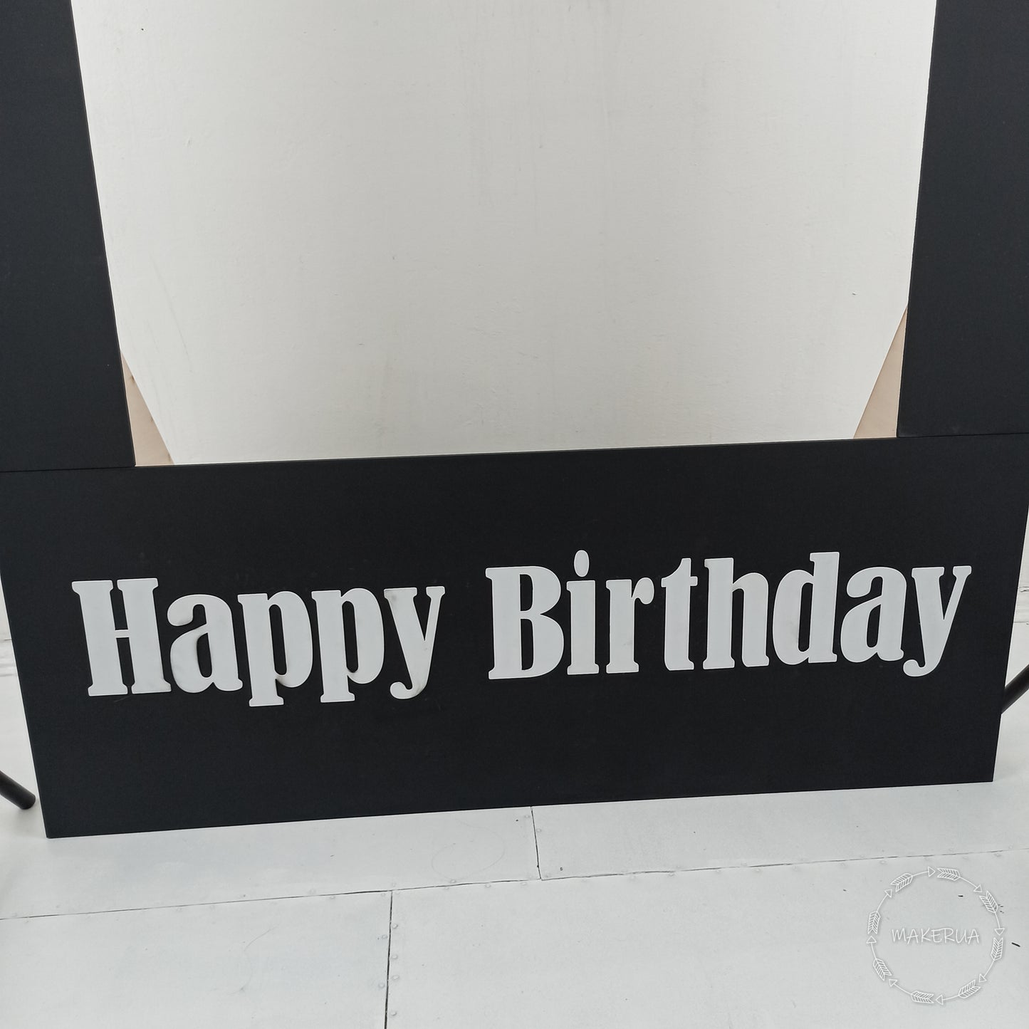 Frame Photo Booth name props life size selfie box themed party prom decorations doll girl backdrop birthday style decor - MakerUA