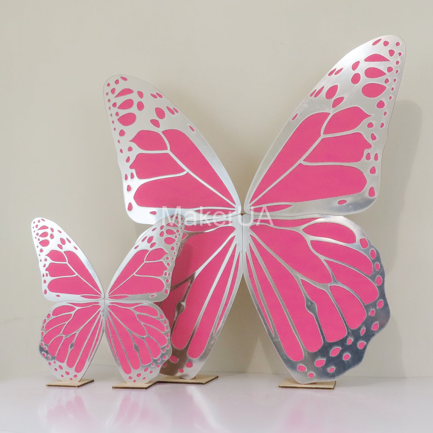 Butterfly Wings Backdrop centerpiece decoration photo booth party prop event birthday wedding decor - MakerUA