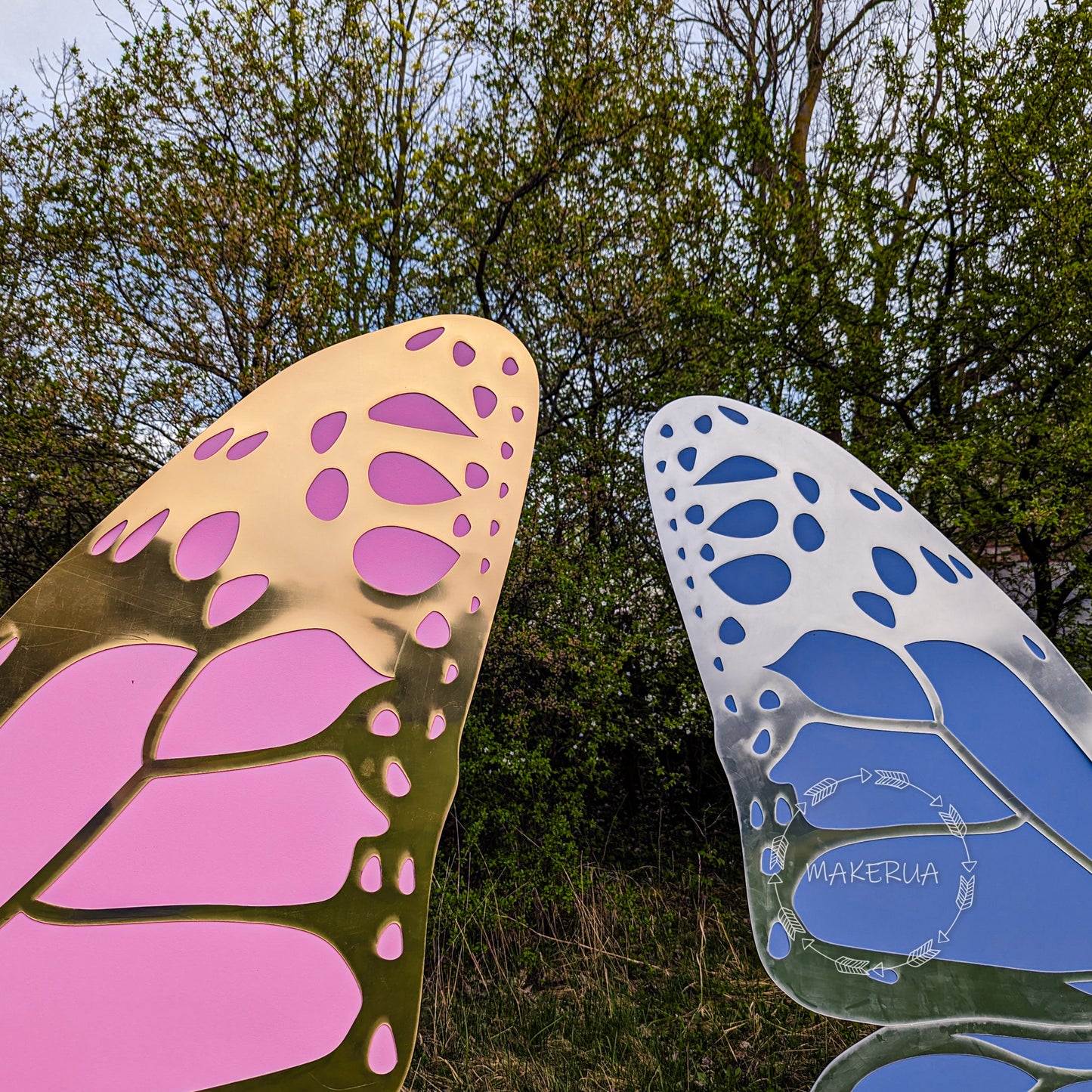 Butterfly Wings Backdrop centerpiece decoration photo booth party prop event birthday wedding decor - MakerUA