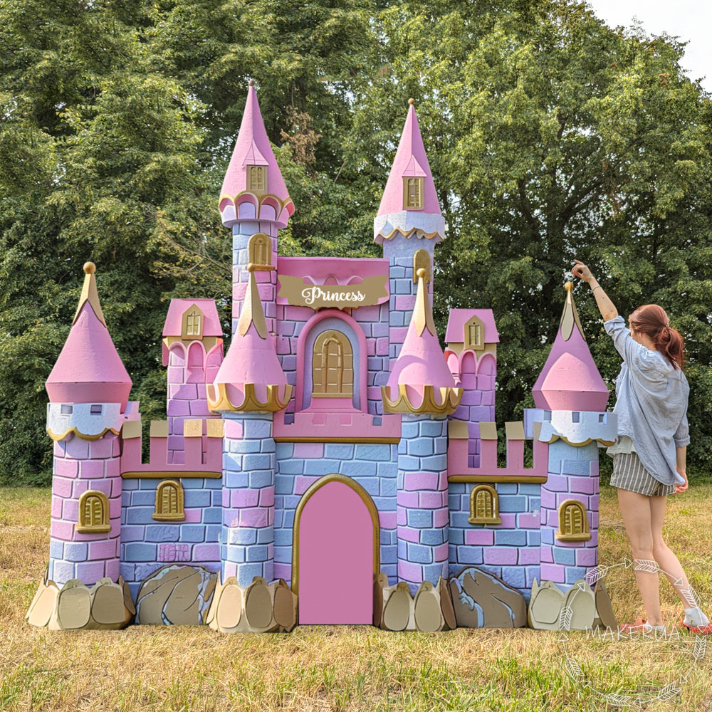 Princess castle 3D birthday huge large decorations life size