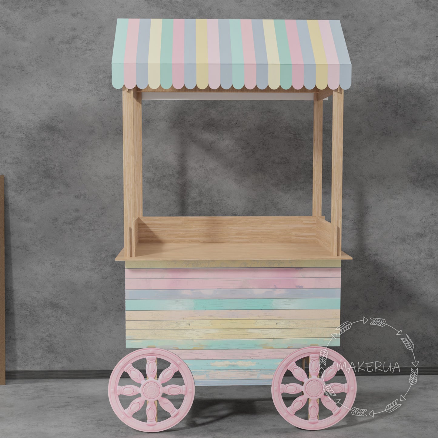 Sweet Candy Cart Birthday Party Props Decorations baby shower
