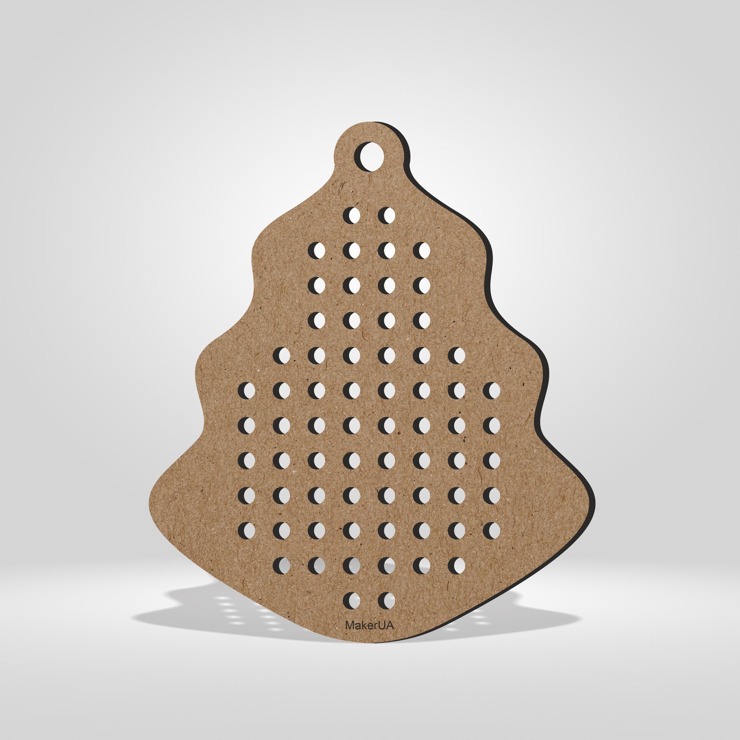 Wooden Cross Stitch Blank Base Embroidery Christmas Ornaments 3