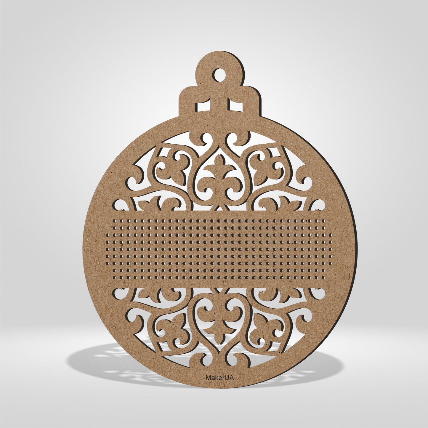 Wooden Cross Stitch Blank Base Embroidery Christmas Ornaments name