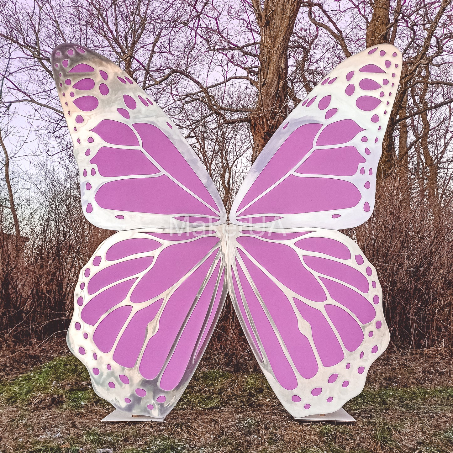 Butterfly Wings Backdrop centerpiece decoration photo booth party prop event birthday wedding decor - MakerUA