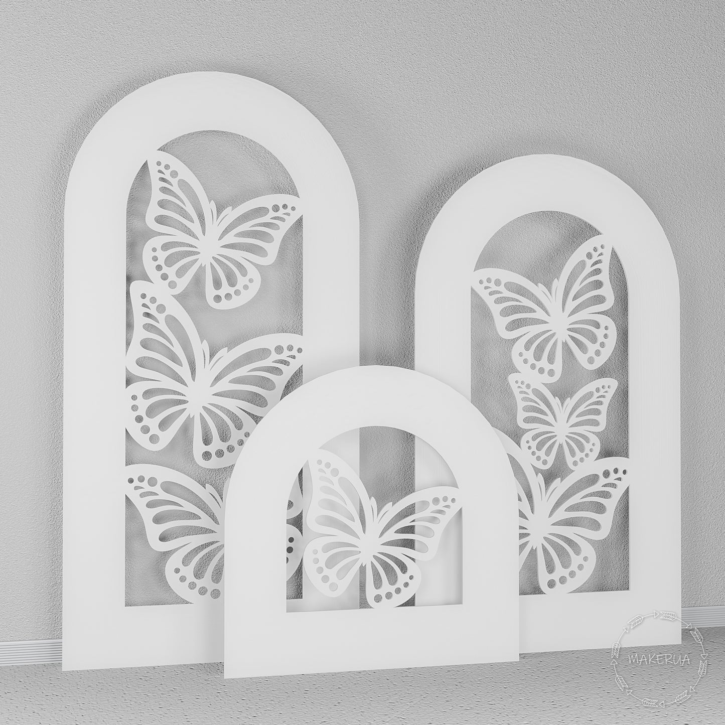Backdrop 06 birthday wedding event party photo booth prop decorations arch - MakerUA