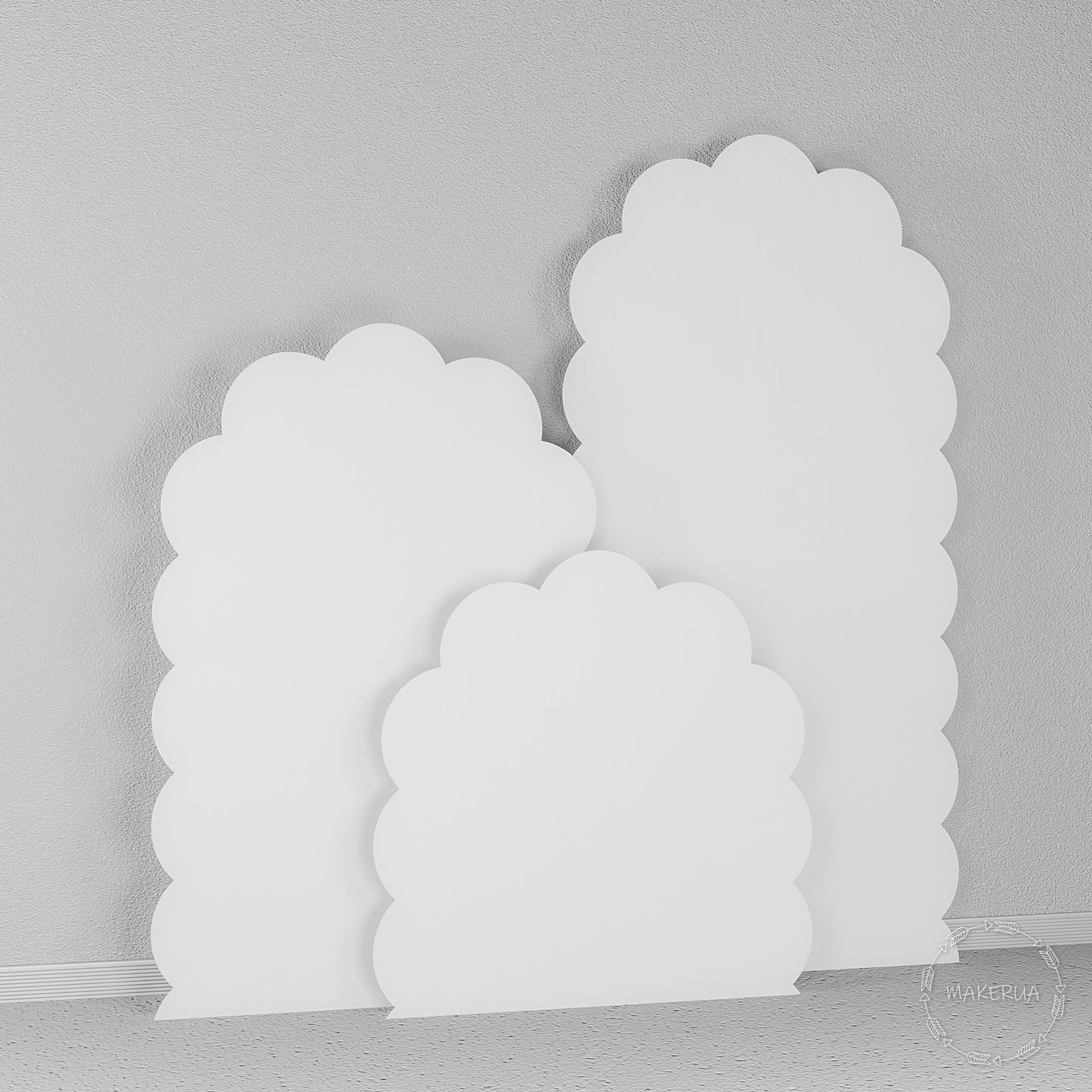 Backdrop 04 birthday wedding event party photo booth prop decorations arch - MakerUA