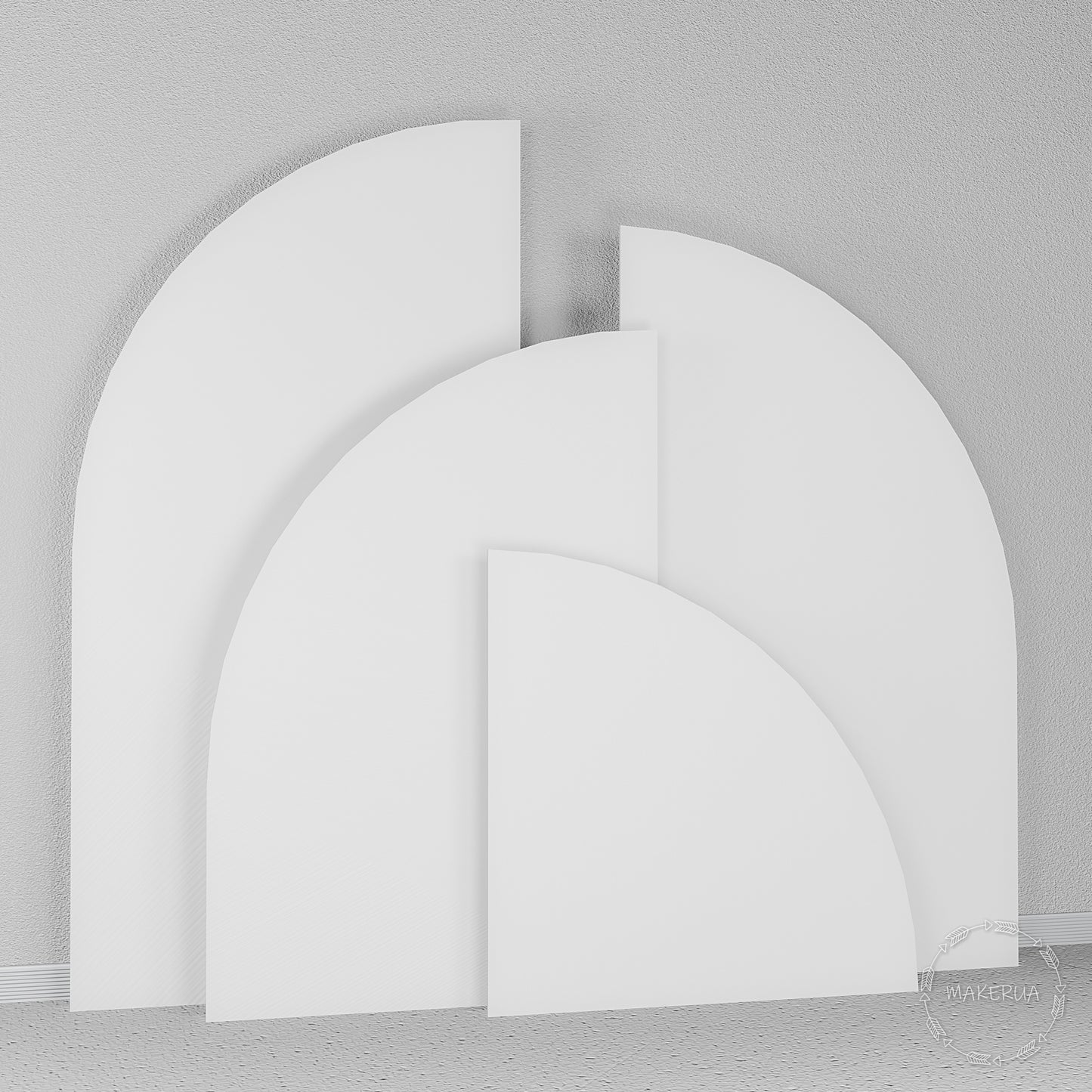 Backdrop 03 birthday wedding event party photo booth prop decorations arch - MakerUA
