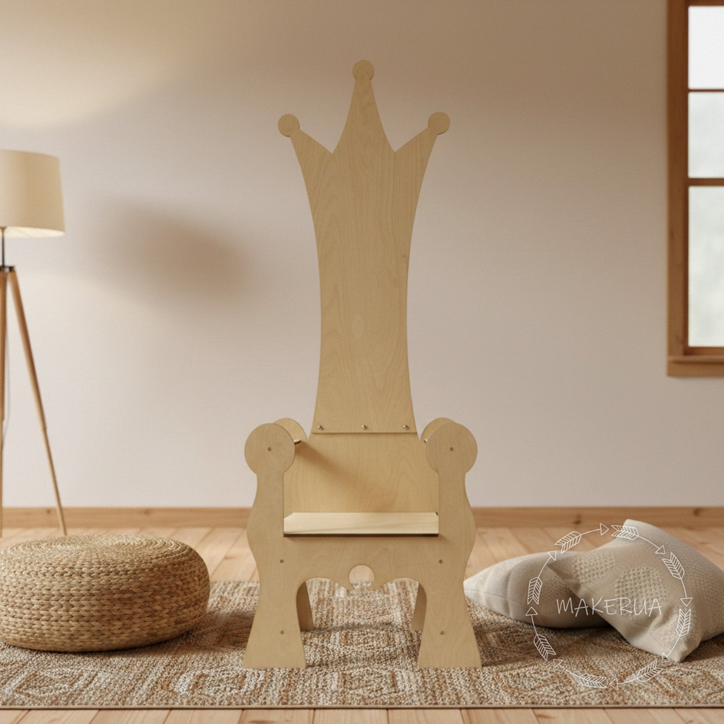 Chair for birthday party decorations photo props royal throne king kingdom christmas gift boy girl decor C14