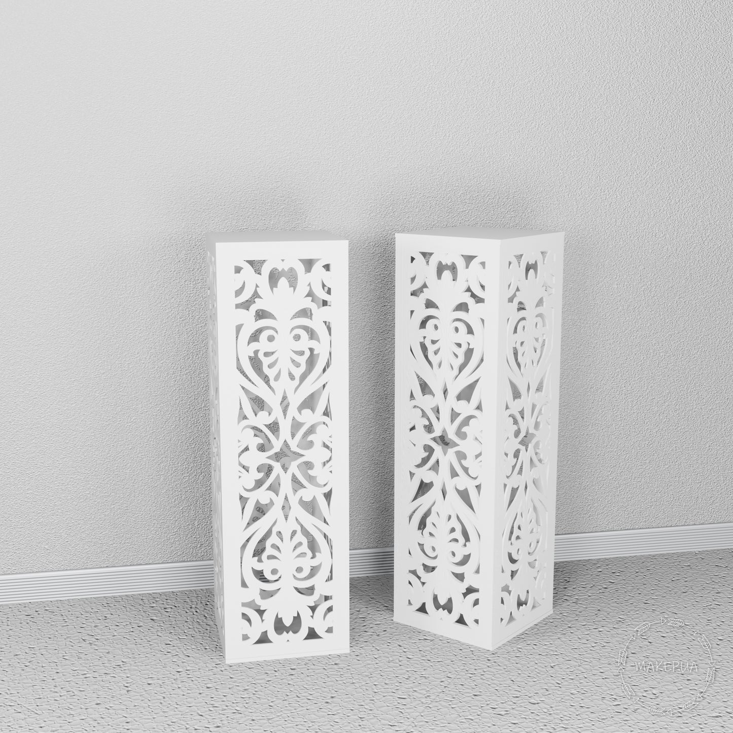 Column 01 birthday wedding event party photo booth props decorations table stand pedestal plinths cylinder pillar display - MakerUA
