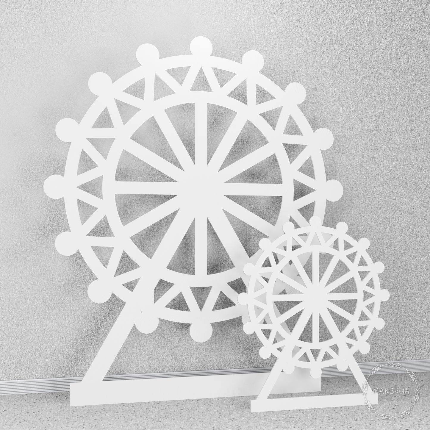 Ferris Wheel birthday event party photo zone booth props balloon carnival carousel circus carriage festival decorations arch backdrop decor 04 - MakerUA