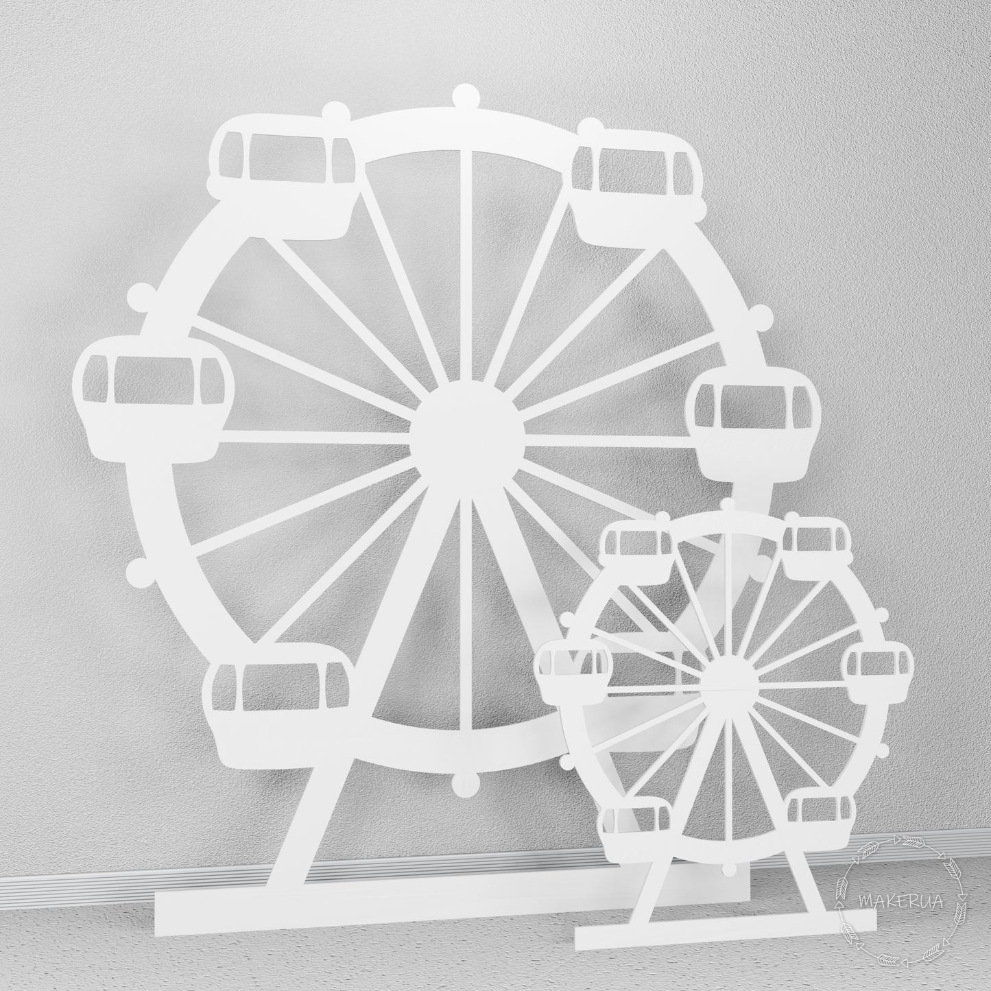 Ferris Wheel birthday event party photo zone booth props balloon carnival carousel circus carriage festival decorations arch backdrop decor 02 - MakerUA