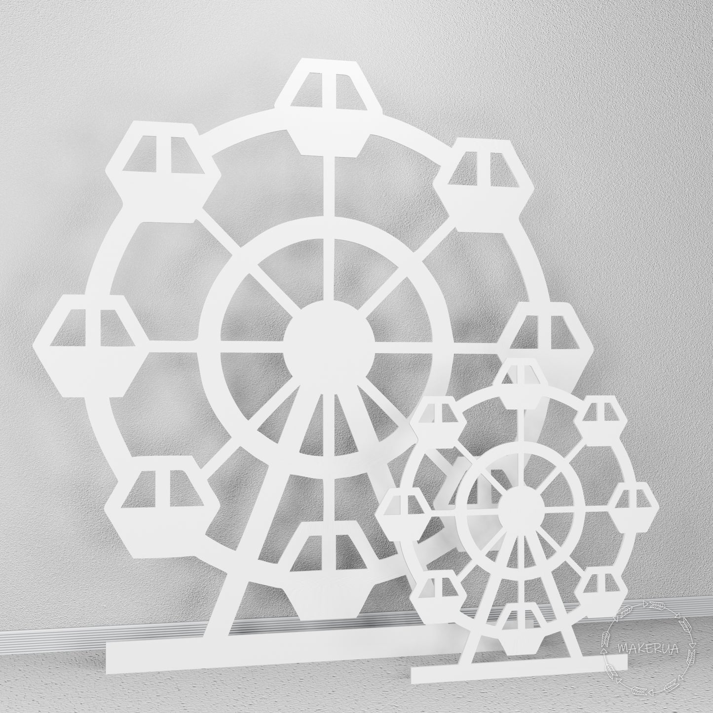 Ferris Wheel birthday event party photo zone booth props balloon carnival carousel circus carriage festival decorations arch backdrop decor 03 - MakerUA