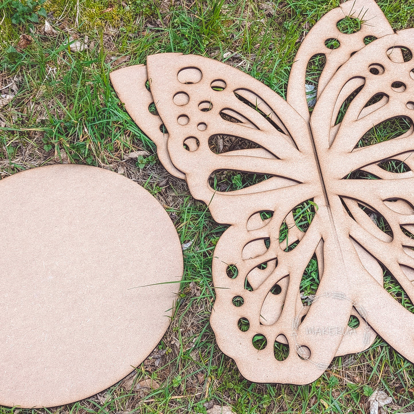 Butterfly Table round stand pedestal wings sweet cake baby shower girl birthday wedding decorations room ideas interior angel decor - MakerUA