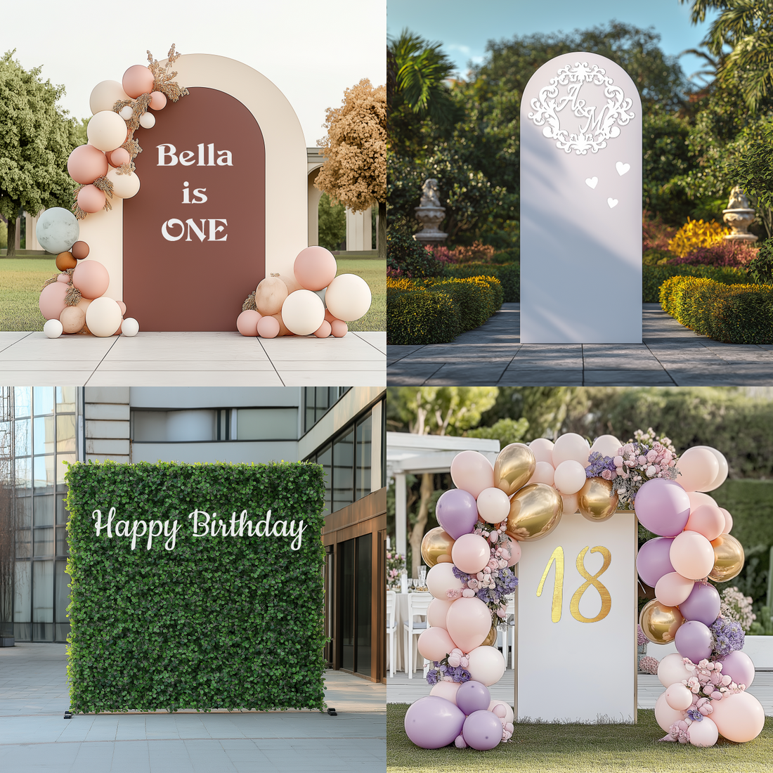 Popular Custom Backdrop and Arch Styles