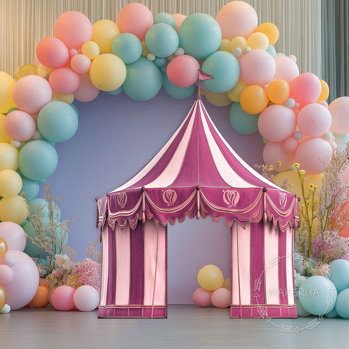 Circus Carnival Birthday Party Cutouts Decorations Event Props Ideas Cute Themed Decor UV Print