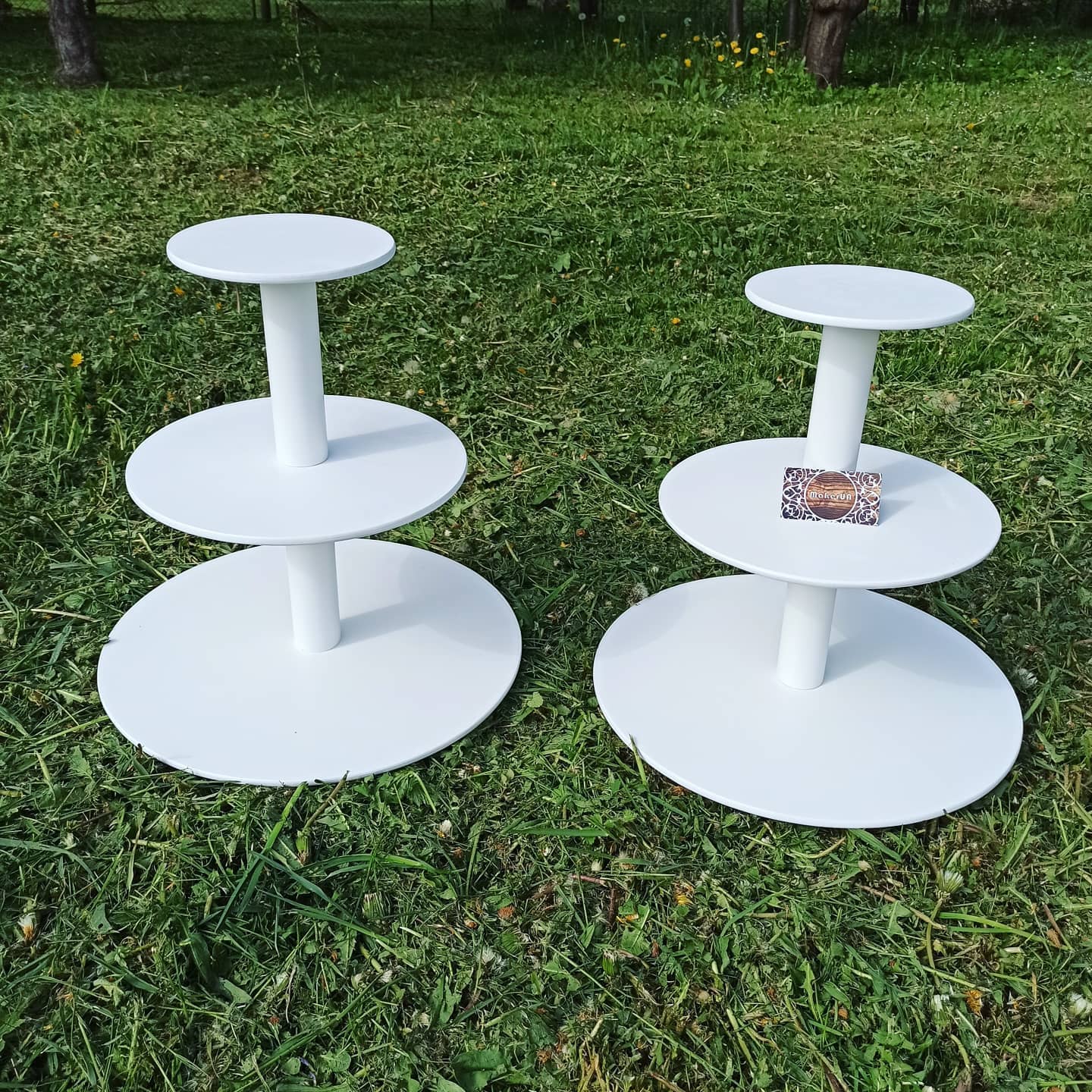 3 Tier Round Cupcake Stand 06 candy bar sweet cake parties birthday wedding table decorations buffet cart party delights tray white style treats decor