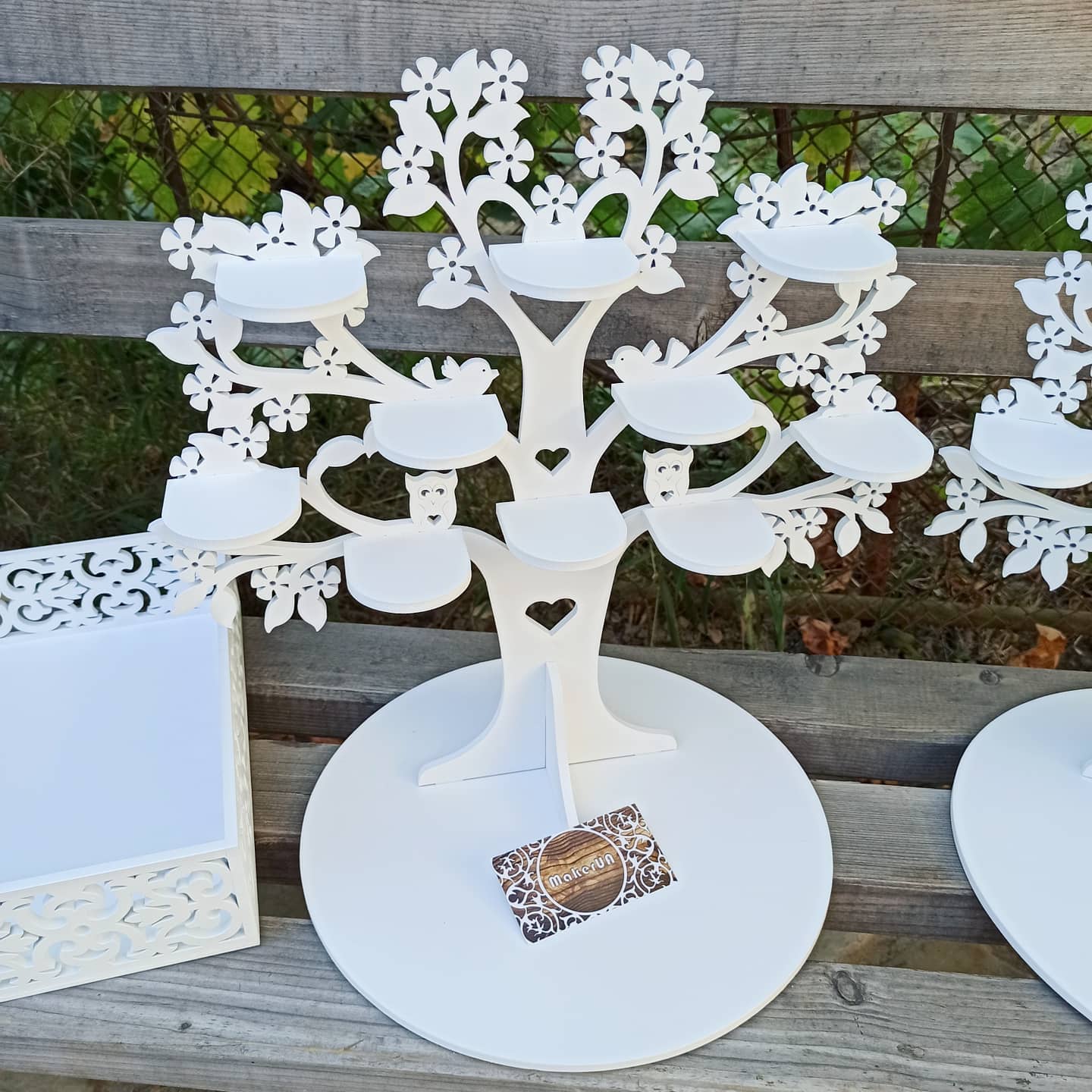 Tree shape candy bar sweet stand cake parties birthday wedding table decorations buffet cart party delights cupcake tray white style treats decor