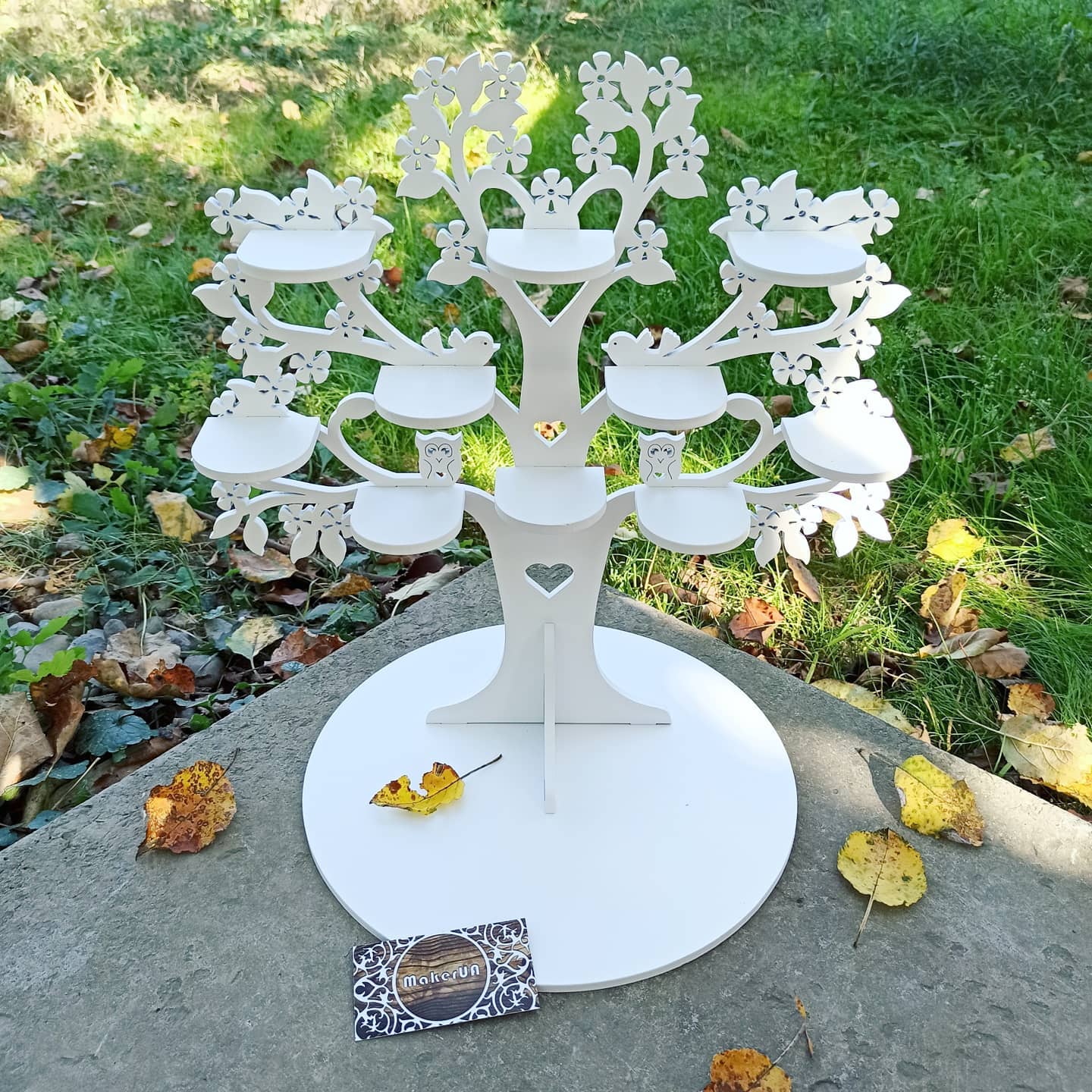 Tree shape candy bar sweet stand cake parties birthday wedding table decorations buffet cart party delights cupcake tray white style treats decor