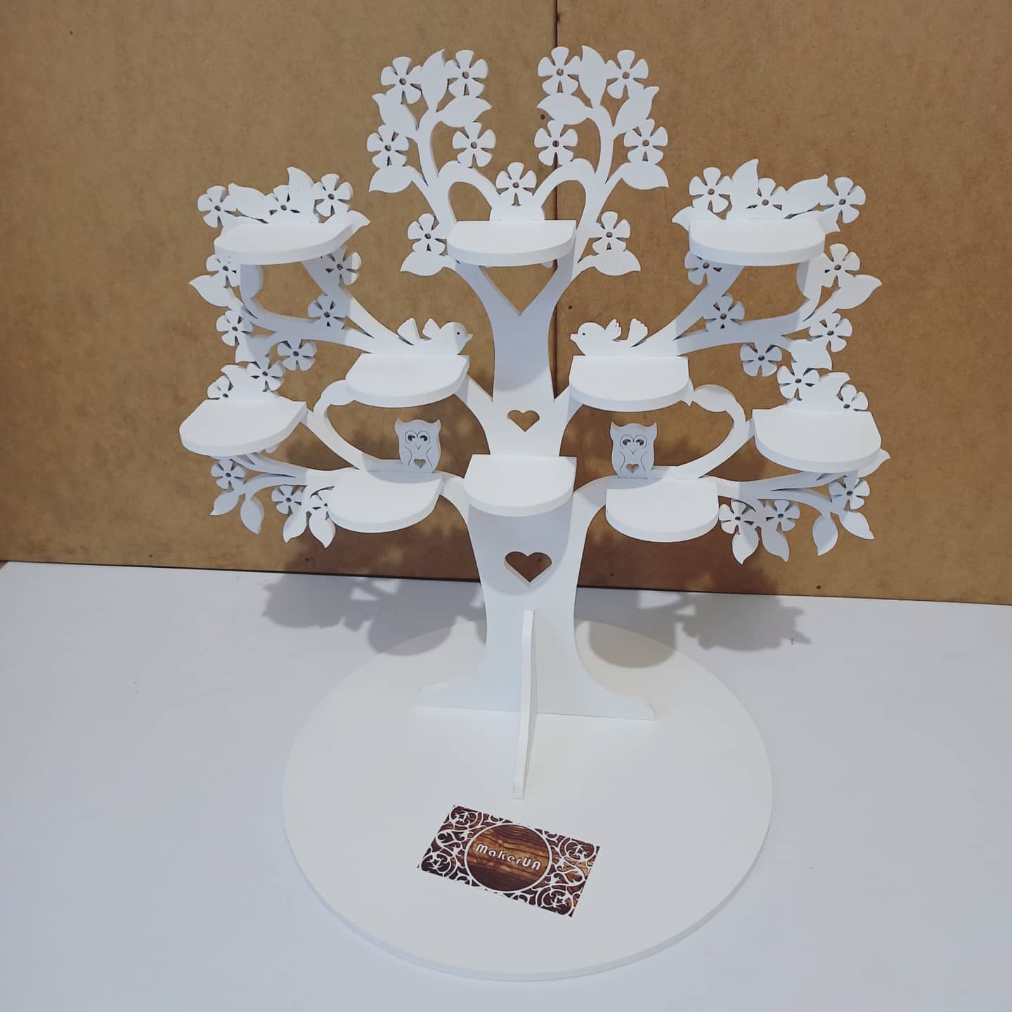 Tree shape candy bar sweet stand cake parties birthday wedding table decorations buffet cart party delights cupcake tray white style treats decor