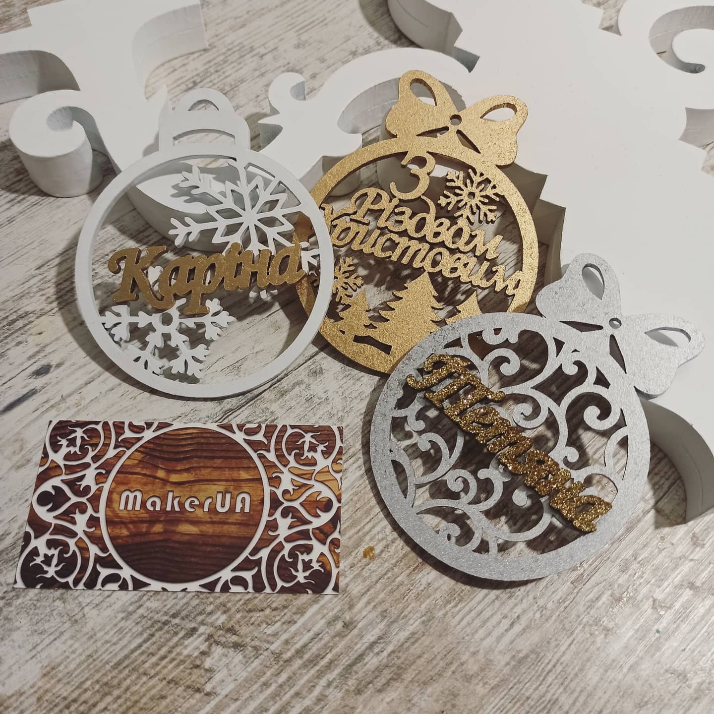 Personalized Christmas Ornaments Name Wooden Decorations Tree Hanging Kindergarten Gift Classmate Preschool Keepsake Teacher Student Decor Style Z