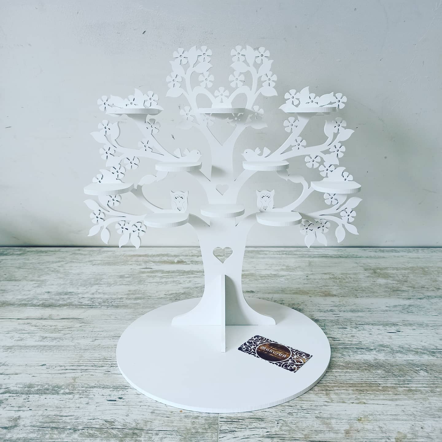 Tree shape candy bar sweet stand cake parties birthday wedding table decorations buffet cart party delights cupcake tray white style treats decor