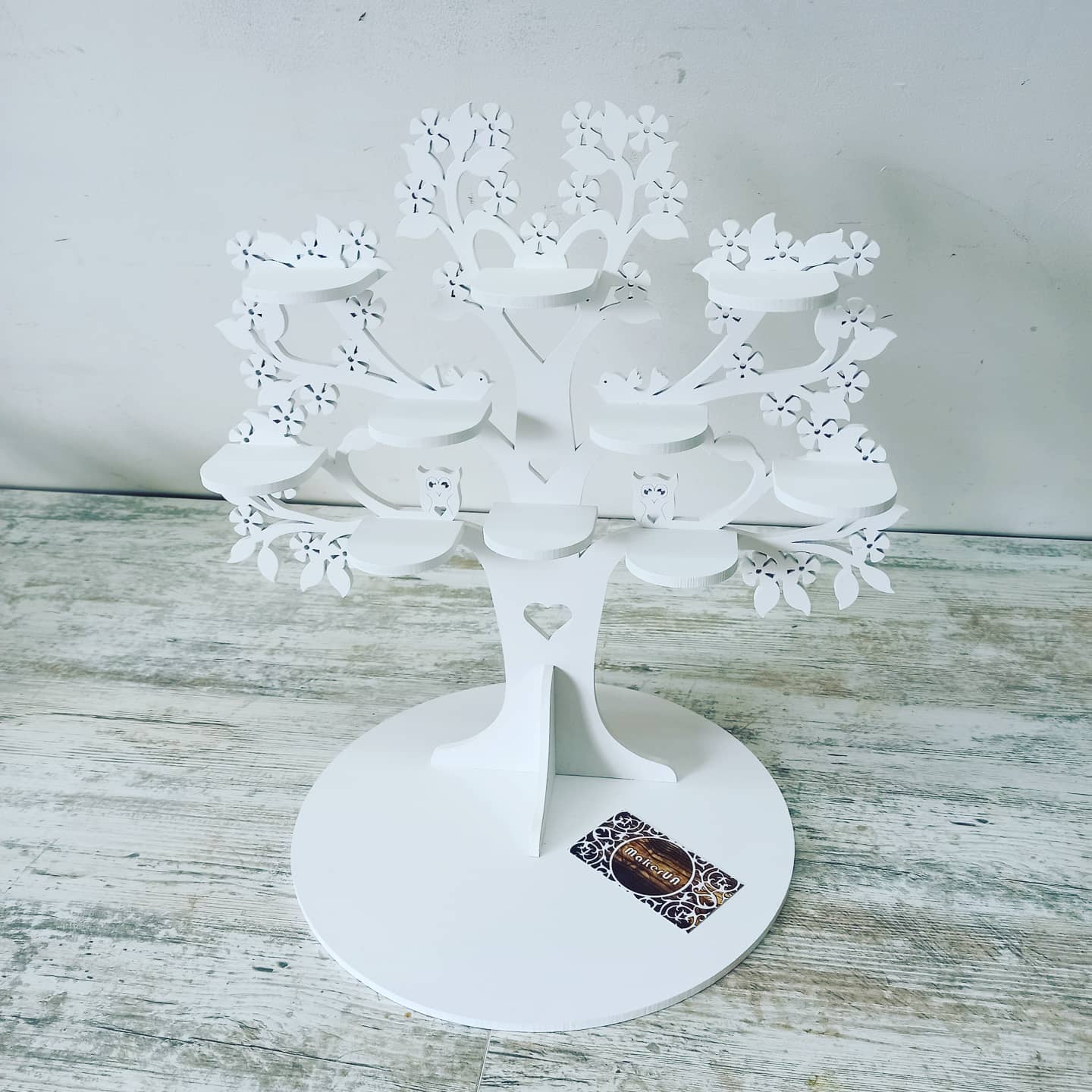 Tree shape candy bar sweet stand cake parties birthday wedding table decorations buffet cart party delights cupcake tray white style treats decor